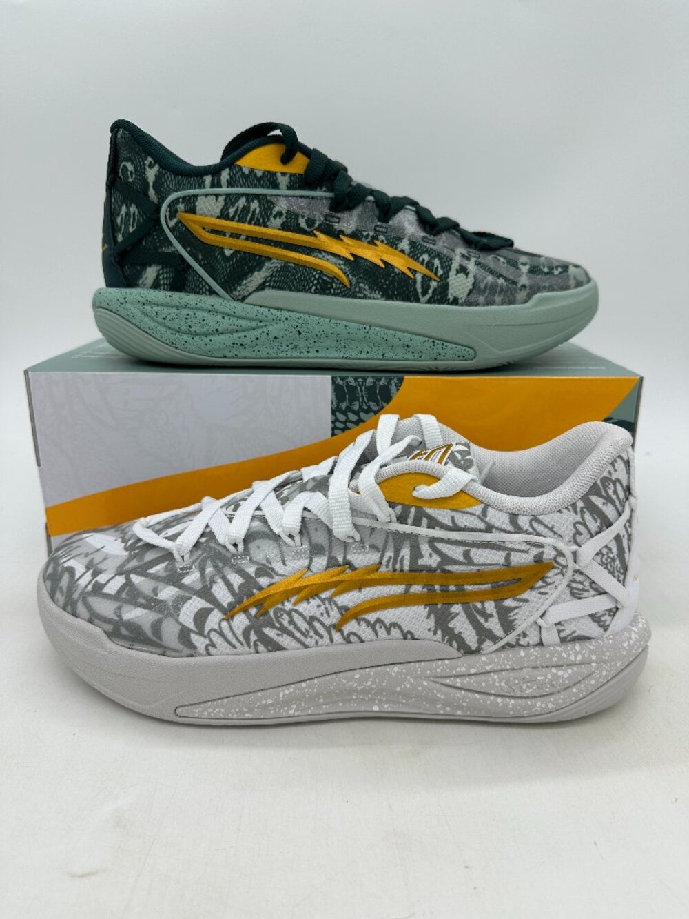 Puma Stewie 4 Harry Potter Women's Size 8.5 White Green Athletic Shoes 312373 01